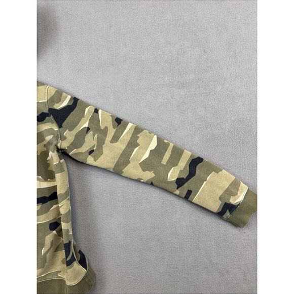 Nike Green Camouflage Full Zip Hoodie Mens Small Black Label Embroidered Coat - Picture 12 of 14